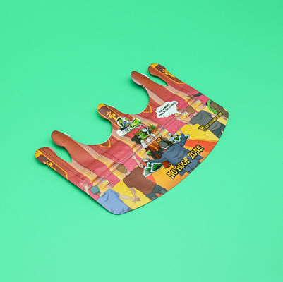 کوکی های سفارشی کیسه مایلار زیپ لاک 3.5 قابل باز کردن زیپ ضد بوی کودک خروجی کیسه های مایلار شکل ویژه کیسه