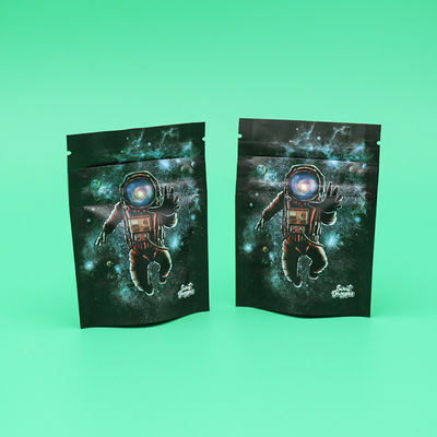 کیف بزرگ مواد غذایی Mylar Printing Mylar Ziplock Bag Child Proof Pocket کیف خروجی مقاوم در برابر کودکان