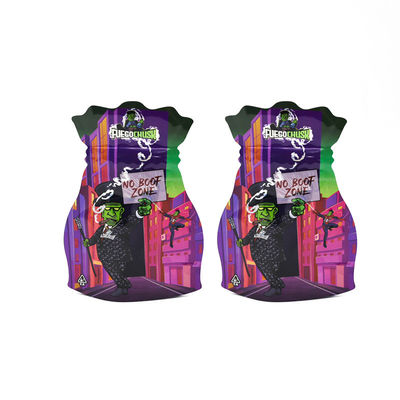 Weed Mylar کیسه ی ذخیره ی مواد غذایی ایمنی کودکان 15x20 سانتی متر ضد دستکاری