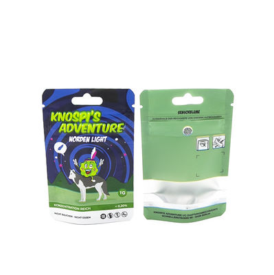 چاپ سفارشی بسته بندی ضد بوی زپ ضد بوی بسته بندی مجدد کیسه های مایلار برای علف های تنباکو بسته بندی سیگار