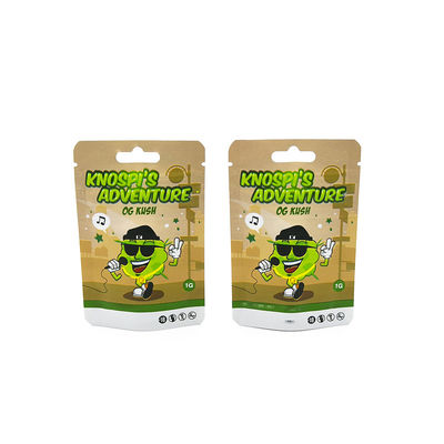 بسته بندی ضد بوی مواد غذایی سیپ قفل سیگار شیشا ناسوار ذخیره سازی ایستادن کیسه دخانیات با لوگو شما