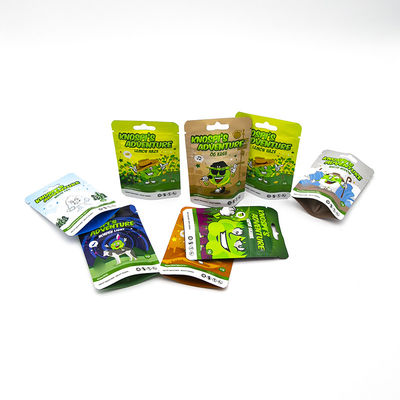 بسته بندی ضدعفونی کننده کودکان بسته بندی ضد دستکاری هولوگرافیک سیاه سفید مات درخشان کیسه های خروجی مایلار