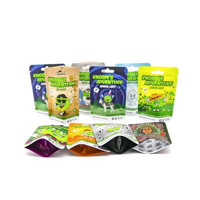 بسته بندی شده در حال ایستادن زیپ طعم میوه کیسه تنباکو سیگار کیسه مایلار کیسه تنباکو کیسه پلاستیکی دوباره بسته