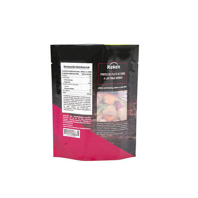 جعبه زپ ایستاده سفارشی برای غذاهایی که از پنجره باز پشتیبانی می کنند