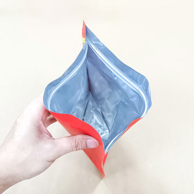 کیسه های فلزی آلومینیومی برای غذا و میان وعده با زیپ قابل استفاده