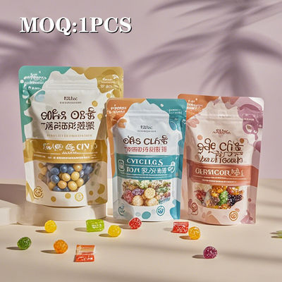 کیسه پلاستیکی قابل بازیافت برای باز کردن آسان و بسته بندی مجدد مواد غذایی