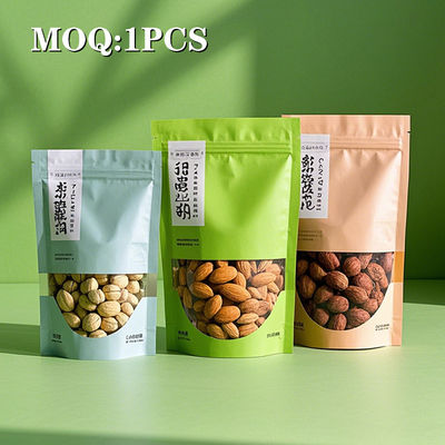 چین تولید کننده رنگ لوکس چاپ پلاستیکی بسته بندی کیسه سفارشی کنده برش طراحی کیسه های غذایی با لوگو خود را