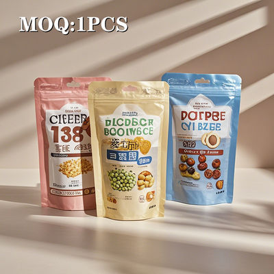 کیسه های بسته بندی مجدد برای دانه ها، میوه های خشک، آجیل: بسته بندی مواد غذایی با زیپ لاک