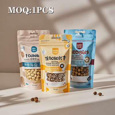 کوله ایستاده چاپ شده سفارشی برای آب نبات و چای خوردنی 3.5g 7g 14G 1oz 1lb 1kg Food Frosted Mylar Zipper Bag