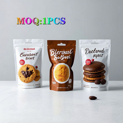 کیسه های پلاستیکی با زپ با بوی خنک کننده با کیفیت بالا بسته بندی غذایی سفارشی برای کوکی های باکلوا کوکی های کروکت اسنک های کریسپی