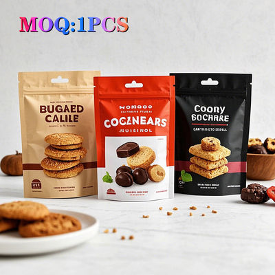 بسته بندی سفارشی فولیک آلومینیوم چای شکلات شیرینی بسته بندی بسته بندی قهوه شکل آزاد