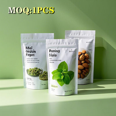 چاپ رنگارنگ مات سفارشی 90g بسته بندی چای گیاهی کیف ایستاده