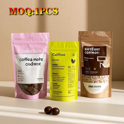 سفارشی چاپ شده 1g 3.5g 7g 14g 28g ضد بوی سیپ قابل باز کردن 3 طرف مهر بسته فلات مایلار