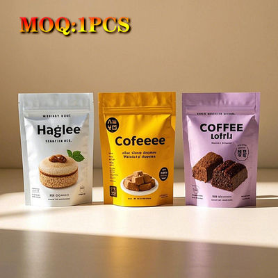 برچسب قابل بسته بندی مجدد مقاوم در برابر کودکان نرم لمس Doypack ضد بو Ziplock بسته بندی قابل مصرف چاپ شده کیف های سفارشی Mylar