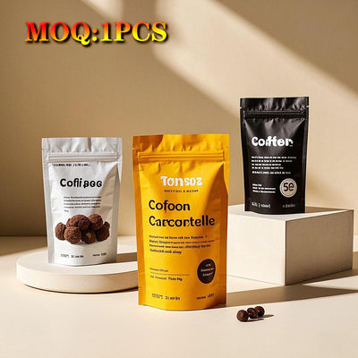 چاپ شده به صورت سفارشی درخشنده جوک صورت ضد بوی سیپ قابل باز کردن 3 طرف مهر بسته مسطح مایلار