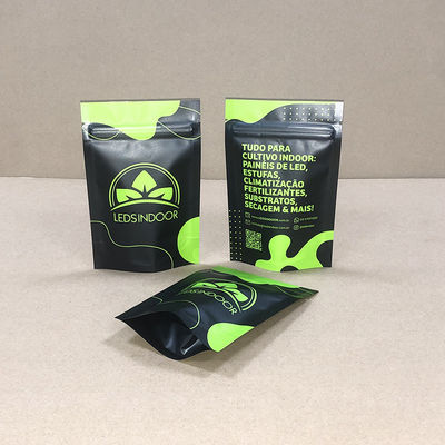 بسته بندی شده با قفل بلند کیسه های مایلار ضد بوی 6 میلی متر ضخامت مقاوم در برابر کودکان