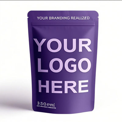 کیسه های زپ ایستاده مایلار با جعبه Fda / Sgs / Rohs با گواهینامه ضد رطوبت