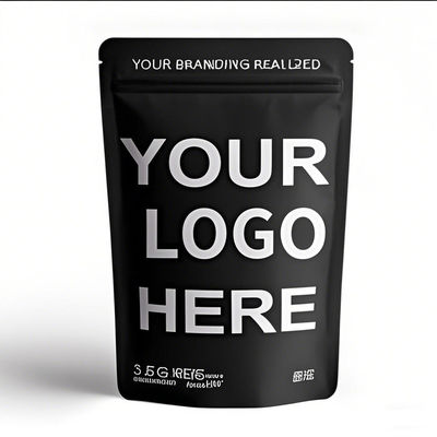 چاپ سفارشی مات ایستاده Ziplock کیسه های مایلار بازپوشیدنی پاکت بسته بندی مواد غذایی ضد بوی