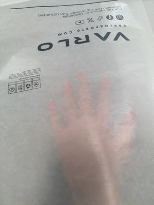 کیسه های خود چسبنده شیشه ای قابل بازیافت و تخریب بسته بندی سبز برای مارک های مد