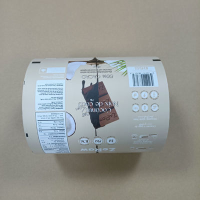 فیلمی بسته بندی گلوله ای کارخانه عرضه مستقیم مواد غذایی درجه PE فیلم کامپوزیت با لایه آلومینیوم شفافیت بالا