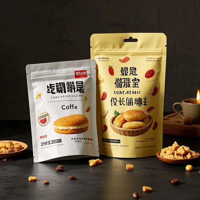 ضد رطوبت مدت طولانی یخچال مانع بالا کیسه های بسته بندی مواد غذایی پشتیبانی سفارشی