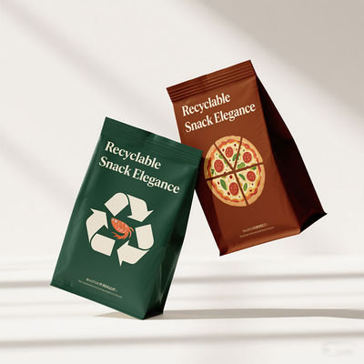 عمده فروشی کیسه های بسته بندی با بسته بندی 8 طرفه سازگار با محیط زیست قابل بازیافت اندازه های سفارشی