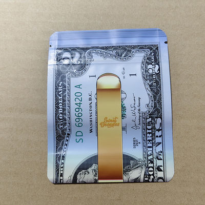 کیسه ضد کودک چاپ دلاری دارای گواهی ISO 8317 مهر و موم ضد دستکاری هولوگرام سفارشی ضد جعل