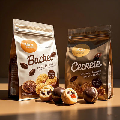 کیسه های مواد غذایی ترکیبی سه مهر - ضخامت 16μm و مقاومت در برابر سوراخ >5kg