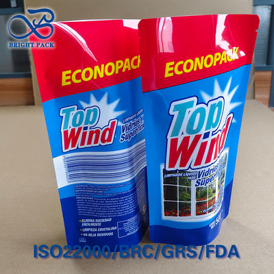 کیسه های سه مهر و موم سازگار با محیط زیست برای تمیز کننده شیشه - مواد ترکیبی بازیافتی