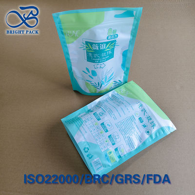 کیسه های سه مهر و موم ایستاده برای پوشک های لباسشویی - زیپ قابل باز کردن و پنجره شفاف