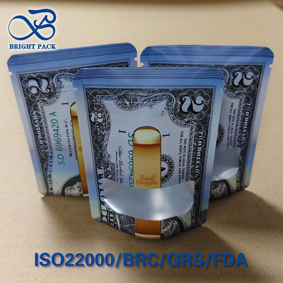 کیسه‌های مقاوم در برابر کودک با مهر و موم 3 طرفه و طرح دلاری USD سفارشی - دارای گواهی ASTM