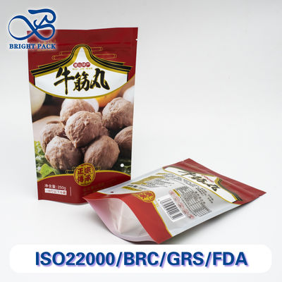 پاکت‌های ایستاده چند لایه برای بسته‌بندی مواد غذایی با مقاومت در برابر روغن و دوام با کیفیت بالا.