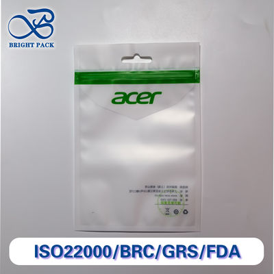 کیسه‌های بسته‌بندی سه طرفه ضد الکتریسیته ساکن با پنجره‌های شفاف برای بسته‌بندی محصولات الکترونیکی، قابل بازیافت و قابل تنظیم.