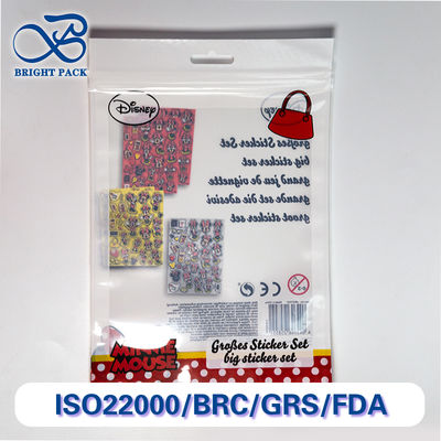 کیسه‌های بسته‌بندی سه طرفه سفارشی چاپ شده برای اسباب‌بازی با پنجره‌های دید شفاف و لایه‌های ضد الکتریسیته ساکن تخفیف برای سفارش‌های عمده.