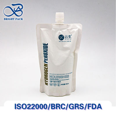 کیسه های خروجی ضد نشت برای بسته بندی محصولات مراقبت از پوست با چاپ قابل تنظیم، مواد و اندازه نوزل.