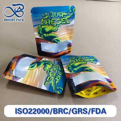 کیسه‌های ایستاده با براقیت بالا برای بسته‌بندی اسباب‌بازی با پنجره شفاف با ویژگی سازگار با محیط زیست و زیست تخریب‌پذیر.