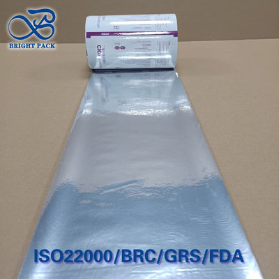 PET/AL/PE ClO2 فیلمی ضد عفونی کننده رول 0.05 OTR مانع و ضد نور برای ثبات شیمیایی