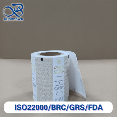 فیلمی بسته بندی چای برتر با موانع بالا مواد ترکیبی چند لایه رطوبت / اکسیژن ثابت قفل تازه برای کیسه های چای و کیسه ها اندازه های سفارشی و چاپ گواهینامه SGS / FDA