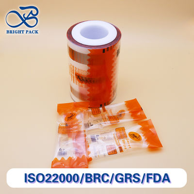 رنگ سفارشی فیلم رول چاپی شفاف و سازگار با محیط زیست برای بسته بندی مواد غذایی پایدار