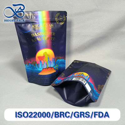 کیسه ایستاده با قفل تازگی قابل بسته‌بندی مجدد