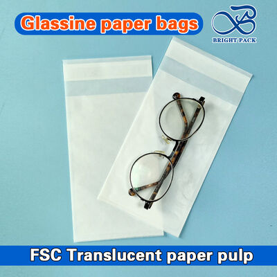 پاکت های کاغذی شیشه ای قابل بازیافت سازگار با محیط زیست مقاوم در برابر چربی دید شفاف ایده آل برای صنایع دستی مواد غذایی اقلام کوچک