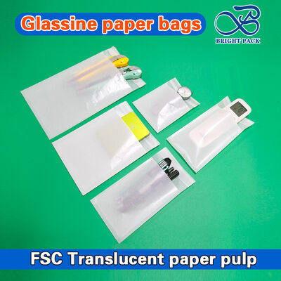 عمده فروشی چاپ قابل سفارشی سازی کیسه های کاغذی شیشه ای سازگار با محیط زیست برای بسته بندی پایدار