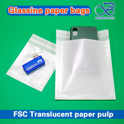 کیسه‌های کاغذی گلسین مومی سفارشی برای بسته‌بندی لباس‌های لوکس - قابل بازیافت، زیست تخریب‌پذیر و نیمه‌شفاف
